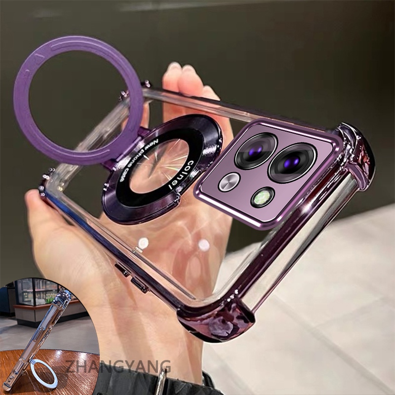เคสสําหรับ vivo Y28 4G เคสโทรศัพท์เคลือบด้วยไฟฟ้าป้องกันการตกแบบโปร่งใส ความเรียบง่ายความงามและการออกแบบใหม่ของขาตั้งซิลิโคนอ่อนนุ่ม TPU