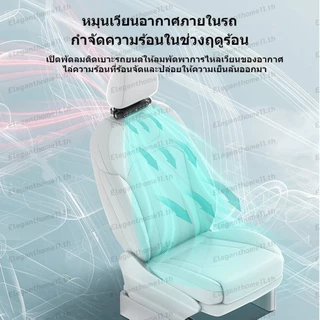 🚚สต็อกพร้อมในกรุงเทพ🚚 พัดลมเบาะหลัง พัดลมระบายความร ้ อน พัดลมพกพา 3 ความเร ็ ว ติดรถยนต ์ USB สําหรับรถบรรทุก SUV RV