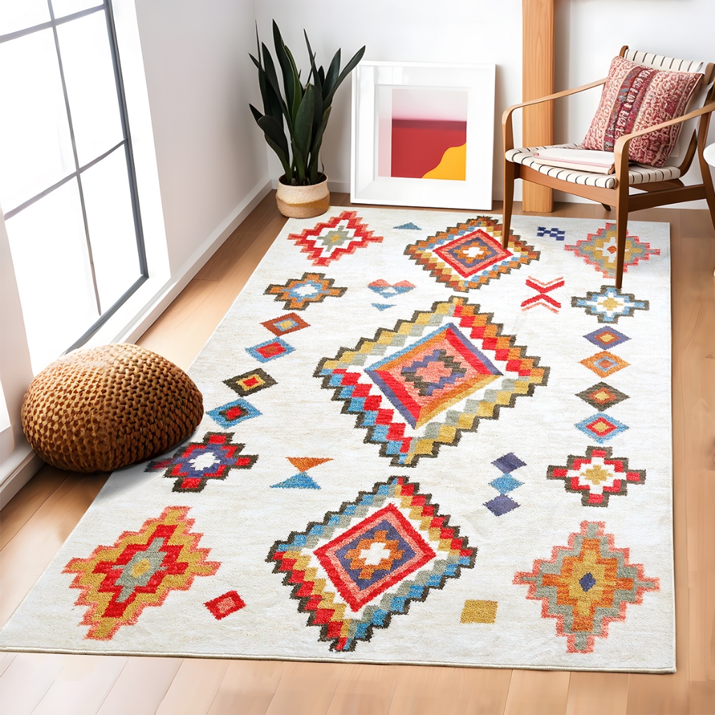 พรมปูพื้น ขนอัดเรียบ