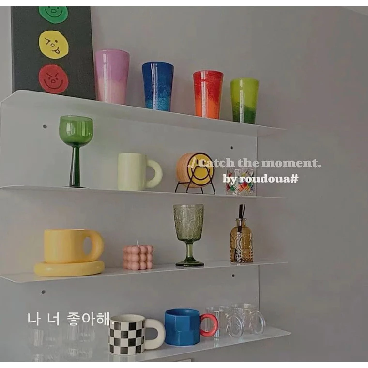 ชั้นวางของติดผนังเหล็ก สไตล์มินิมอล PRO แบบเจาะและไม่เจาะผนัง thumbnail 10