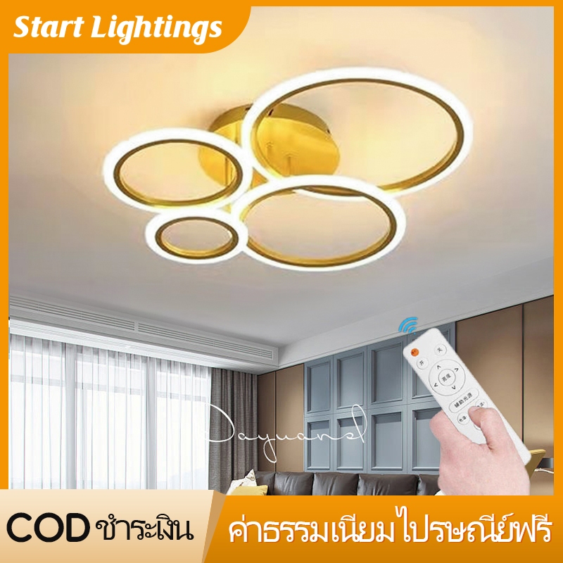 นอร์ดิกใหม่ห้องนั่งเล่นโคมไฟเพดานวงกลมห้องนอนเพดานตกแต่งโคมไฟที่ทันสมัยนําห้องรับประทานอาหารโคมระย้า