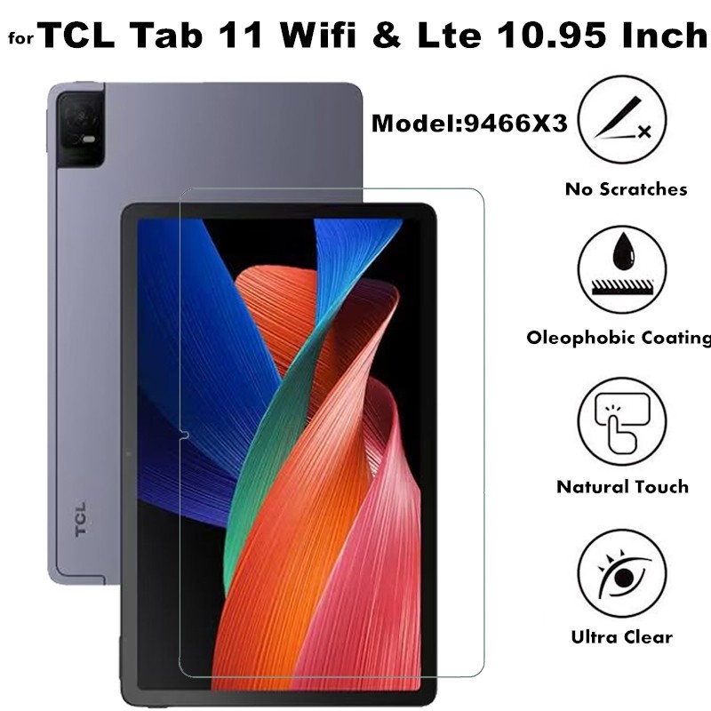 for TCL Tab 11 Tab11 Wifi & Lte 10.95 Inch Tablet 9466X3 9H Explosion-Proof Tempered Glass Scratch R