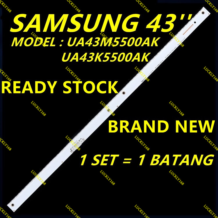 UA43M5500AK / UA43K5500AK SAMSUNG 43" LED TV BACKLIGHT / โคมไฟทีวี UA43M5500 / UA43K5500