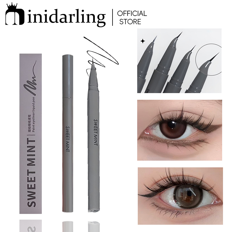 Sweet Mint Ultrafine Eyeliner สีดํา สีน้ําตาล กันน้ํา ติดทนนาน