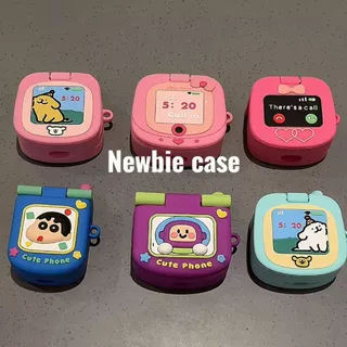 สําหรับ AirPods 4 หูฟังบลูทูธป้องกันกรณี 1/2 รุ่น Anti Drop Soft Case Pro3 รุ่นใหม่ Crayon Shin chan โทรศัพท์