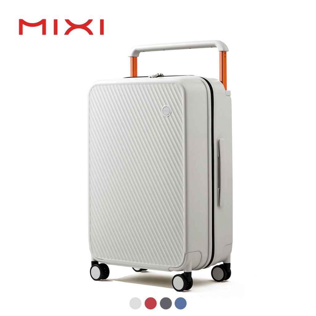 Mixi กระเป๋าเดินทางด้ามจับกว้างมีสไตล์ 20" กระเป๋าเดินทางพกพา 24 "ตรวจสอบในรถเข็นพร้อมล็อค TSA M9276
