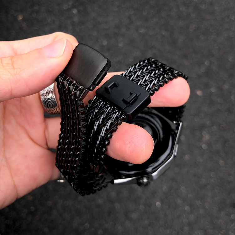 22mm Metal Bowl Strap เหมาะสําหรับ Huawei gt6/gt5/gt4/gt3/pro Breathable Strap สแตนเลส Porsche Honor watch5/4pro Xiaomi