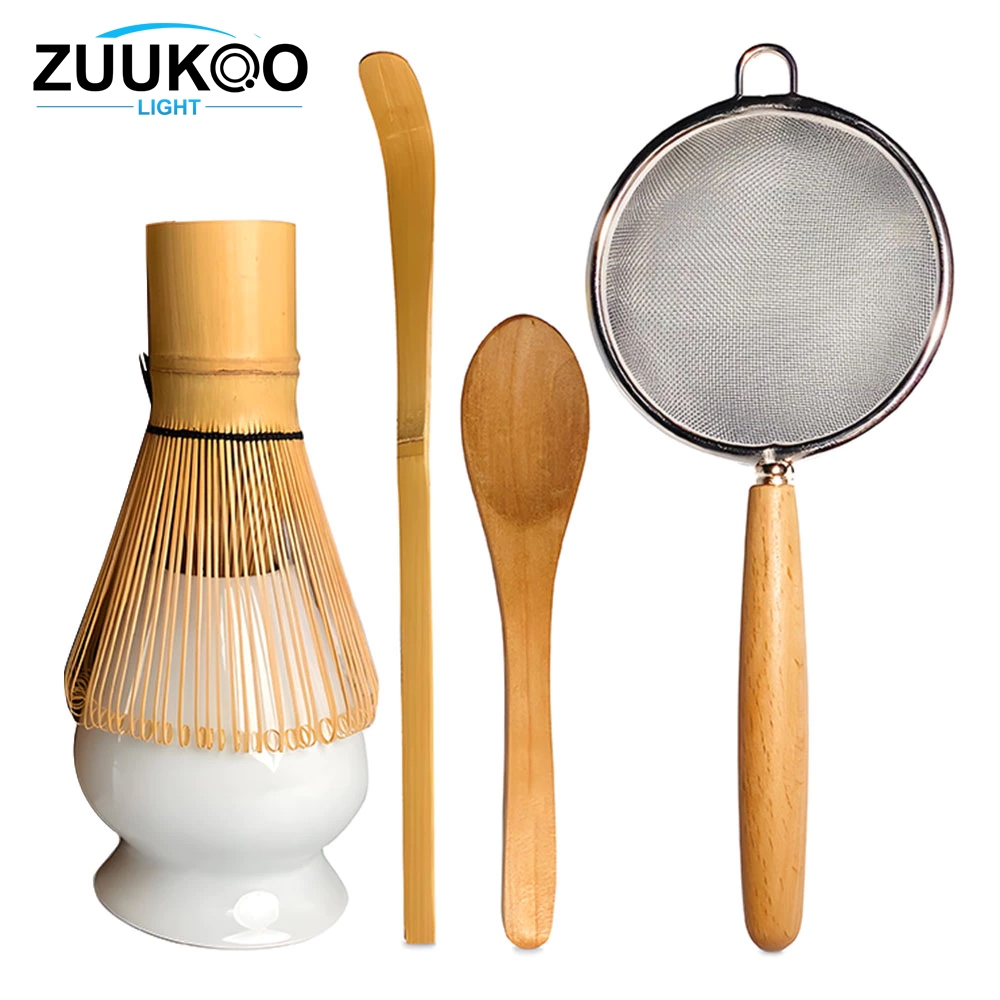 Zuuko ชุดชงชาเซรามิค ชามมัทฉะญี่ปุ่น อุปกรณ์ชงมัทฉะ  matcha whisk set อุปกรณ์ชงชาเขียว แปรงชงชาไม้ไผ