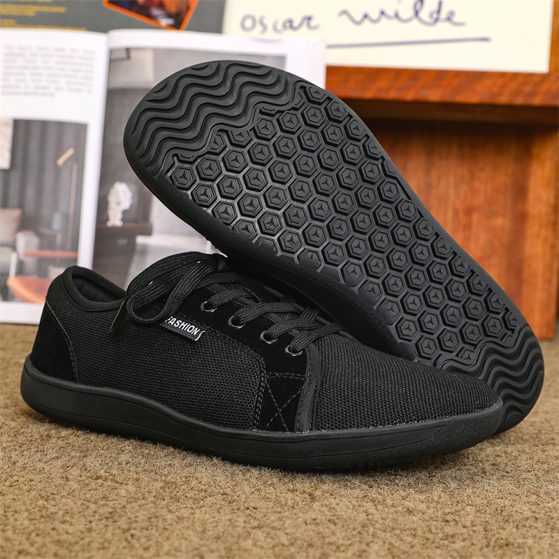 ผู้ชายกว้าง Toe Barefoot รองเท้า Unisex Plus ขนาด 46 47 48 รองเท้าผ้าใบลําลอง Breathable Minimalist รองเท้าสําหรับผู้หญิง