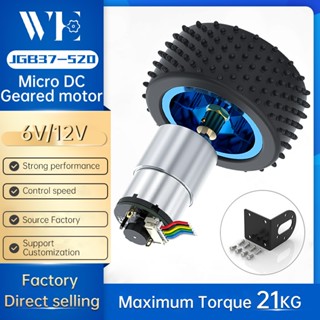 JGB37-520 Hall Encoder DC แปรงเกียร์มอเตอร์ 6 V/12 V เดินและ…