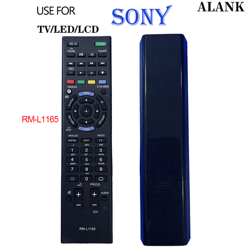 ALANK รีโมททีวี SONY รีโมทโทรทัศน์ รุ่น RM-L1165 รีโมทอเนกประสงค์ (ใช้ได้ทันทีโดยไม่ต้องตั้งค่า)