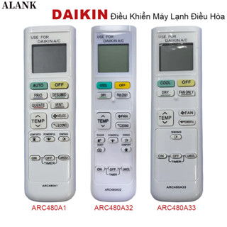 ALANK Remote รีโมทแอร์ DAIKIN รีโมท (เหมาะกับแอร์แบบแยกส่วน)…