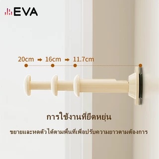 【EVA】【จัดส่งในพื้นที่】เสาแขวนได้ตะขอแขวนผนังถ้วยดูดประเภทเล็บติดตั้งฟรี
