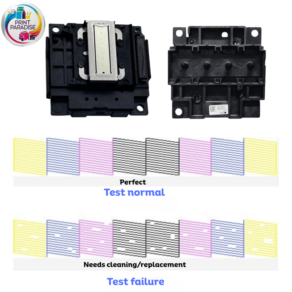 หัวพิมพ์ที่รองรับสําหรับ Epson L1110 L1118 L3100 L3110 L3115–L3119 L3150 L3210 L360 Series