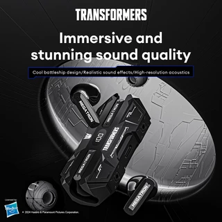 Transformers TF-T51 TWS หูฟังไร้สายบลูทูธไฮไฟสเตอริโอหูฟังเพลง/ชุดหูฟังเกม V5.4