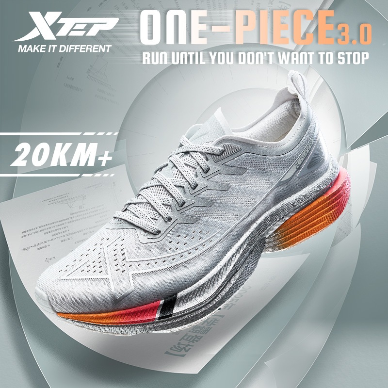 【xtep】One Piece 3.0 | รองเท้าวิ่ง รองเท้าแมราธอนแบบแข่งขัน Racing Nylon Plate Running Shoes Whirlwin