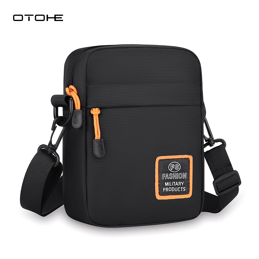 OTOHE กระเป๋าสะพายไหล่ผู้ชาย Messenger กลางแจ้ง ใส่โทรศัพท์ ขนาดเล็ก-ใหญ่ ความจุเยอะ ลําลอง กีฬา Street