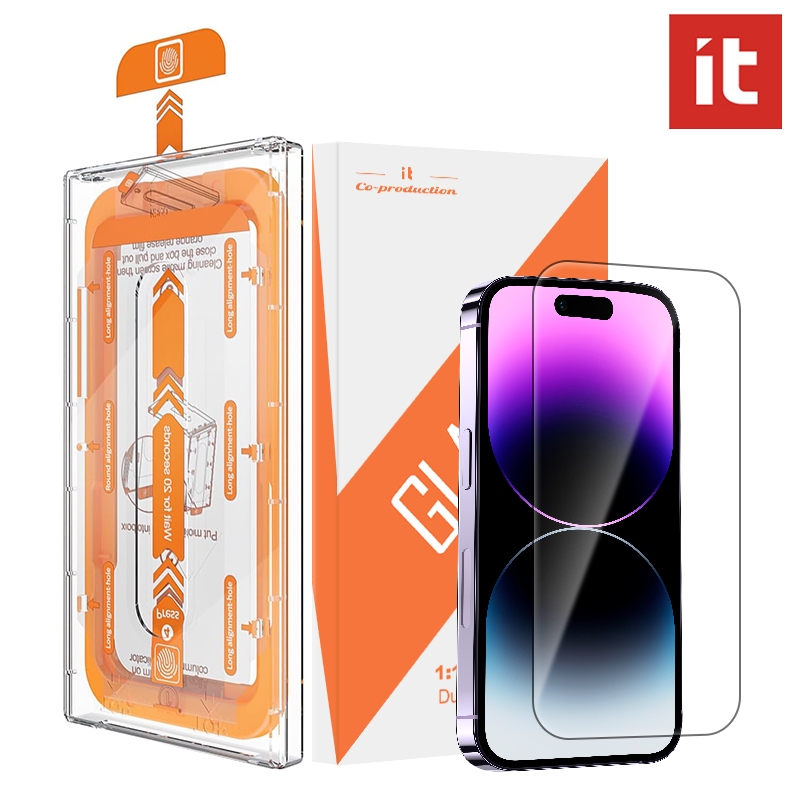It HD / ตัวป้องกันหน้าจอความเป็นส่วนตัวสําหรับ iPhone 11 12 13 14 15 16 16e Pro Max, 9H ความแข็ง Shatterproof ฟิล์มกระจกนิรภัยป้องกันพร้อมกรอบติดตั้งตําแหน่งอัตโนมัติ