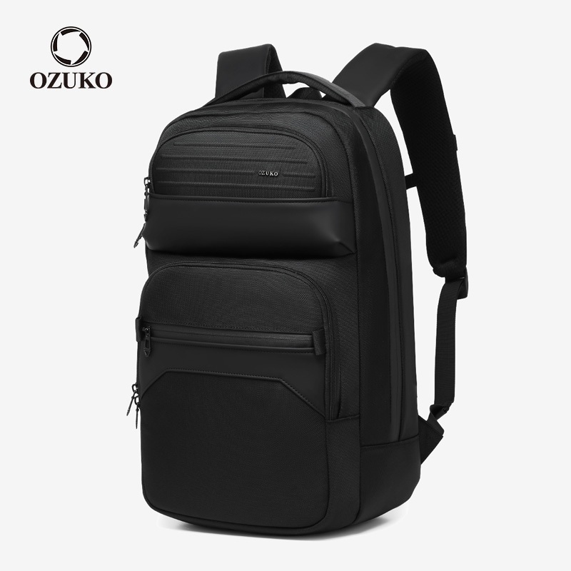 OZUKO Casual Bussness กระเป๋าเป้สะพายหลังแล็ปท็อปกันน้ํา Travelling