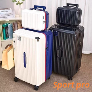 กระเป๋าเดินทางทรงถัง 20/26/32 นิ้ว Sport กระเป๋าเดินทางกันน้ำ ชาร์จ USB Baggage luggage