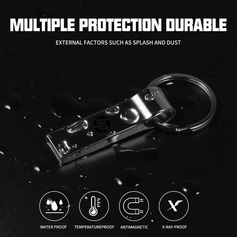 แฟลชไดรฟ์ USB 2TB 512GB 256GB128GB64GB 32GB 16GB 8GB 4GB ไดรฟ์ปากกาไดรฟ์โลหะกันน้ําเงิน USB แฟลชไดรฟ์จัดเก็บข้อมูล - รูปที่ 7