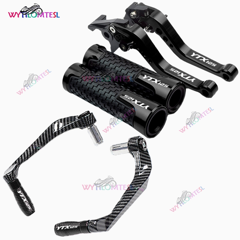 สําหรับ YAMAHA ytx125 ytx125 คลัทช์เบรคคันมือจับป้องกันยามดัดแปลงรถจักรยานยนต์ Cnc 6 ขั้นตอนปรับ 3 ใ