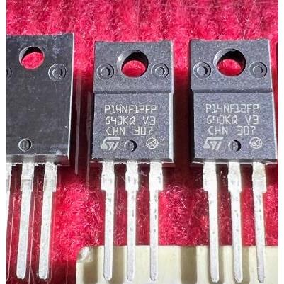 5PCS P14NF12FP Original TO-220F STP14NF12FP TO220F 14A/120V N-Channel ทรานซิสเตอร์ MOSFET