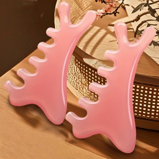 นวด GuaSha หวีนวด Gua Sha Board หวีหัว Eye คอ Body Meridian …