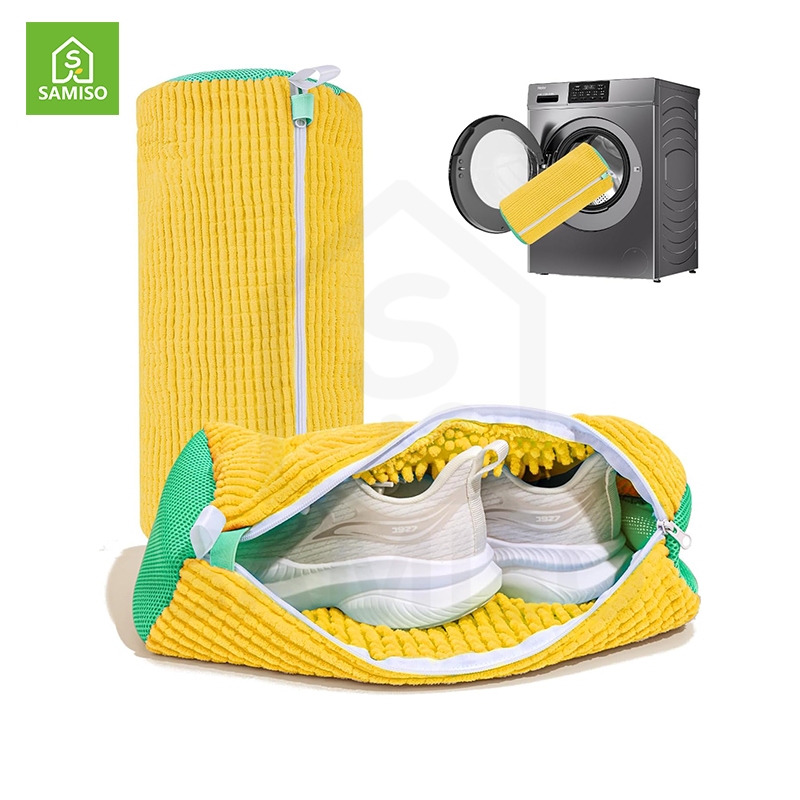 รองเท้าเครื่องซักผ้ากระเป๋า,ถุงซักผ้าสําหรับเครื่องซักผ้าและเครื่องเป่าReusableรองเท้าทําความสะอาดสํ