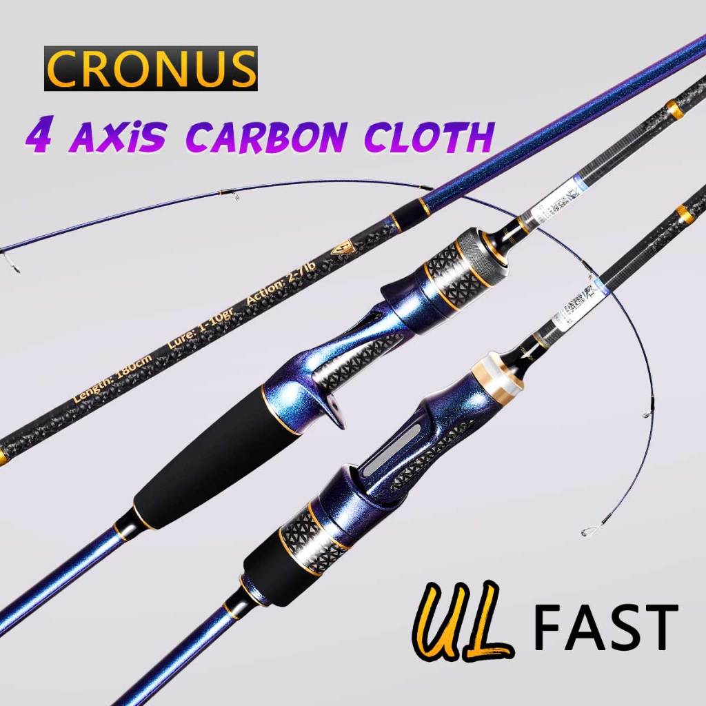 คันเบ็ดตกปลาคาร์บอนไฟเบอร์ UL น้ําหนักเบาพิเศษ 1.5 เมตร 1.68 เมตร 1.8 เมตร 1.98 เมตร 2.1 เมตร