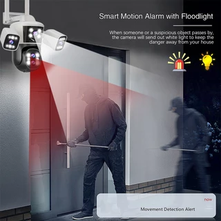 LLSEE 16MP 8K 4 เลนส์ซูมออปติคอล 10 เท่ากล้องวงจรปิดไร้สาย WIFI PTZ กล้องรักษาความปลอดภัย 360 กันน้ำกลางแจ้ง IPC66