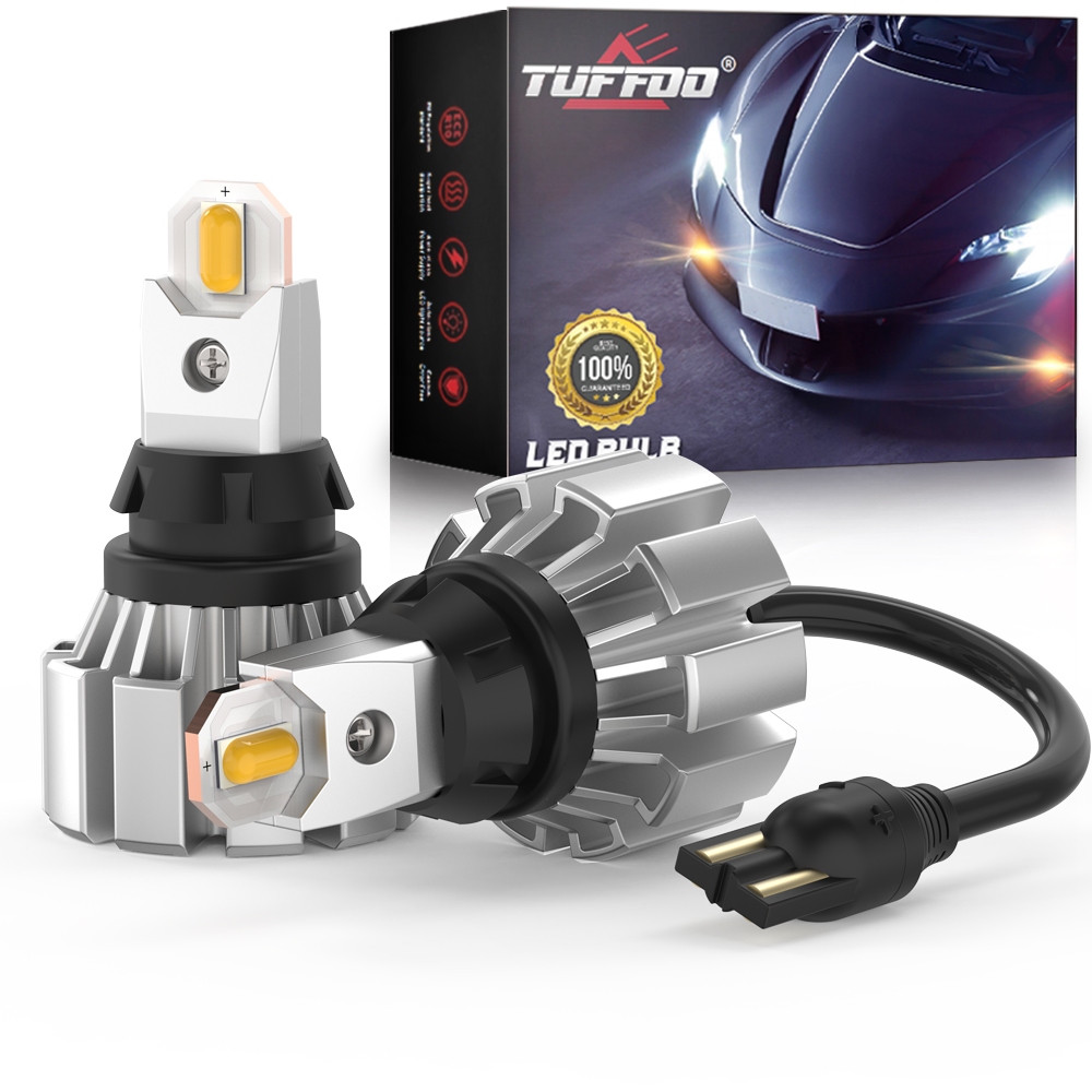 TUFFOO 2PCS T15 / WY16W รถ LED ไฟเลี้ยว Canbus ไม่มี Hyperflash MG5 / MG ZS / Alza - สีเหลืองอําพัน DC12V