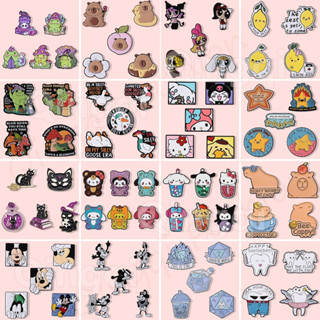 2-6 ชิ้นอะนิเมะ Sanrio Mickey เข็มกลัด Pins ชุดน่ารักกบเป็ดเ…