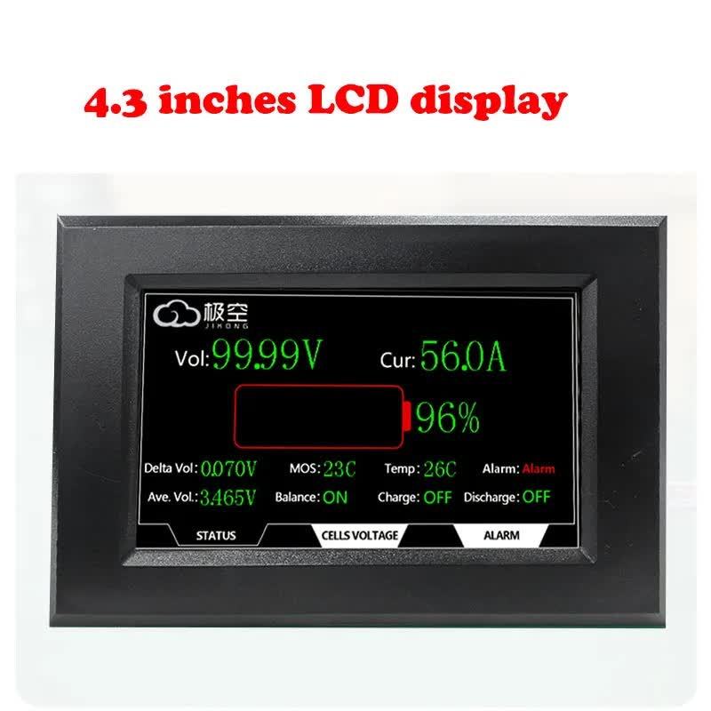 Jikong หน้าจอ LCD จอแสดงผล 4.3 นิ้ว 4.3 "เมตรอุปกรณ์เสริมสําหรับ JK Active Balancer BMS V19