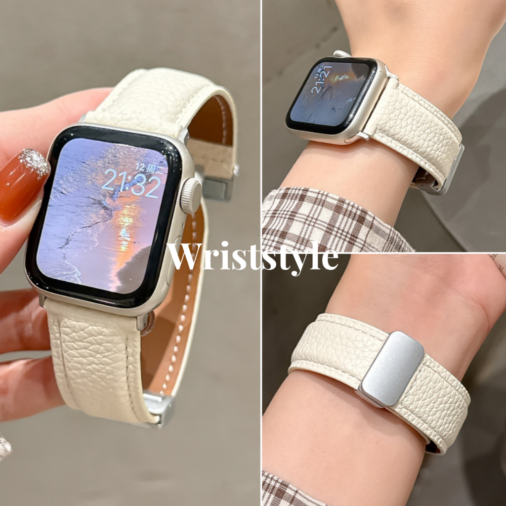 Redmi watch 5 active Magnetic buckle สายหนังสําหรับ Xiaomi Redmi watch 5 22 มม.สร้อยข้อมือสําหรับ Redmi watch 5 lite อุปกรณ์เสริม