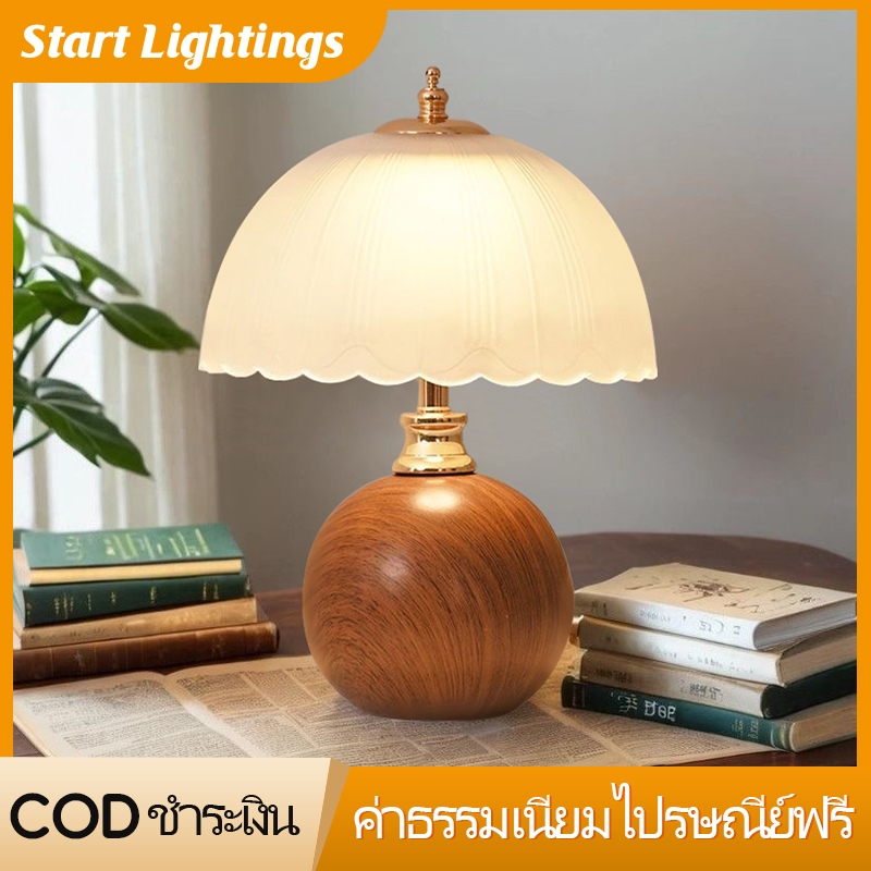 โคมไฟตั้งโต๊ะความงามป้องกันดวงตาแสงสร้างสรรค์ใหม่ข้างเตียงโคมไฟตั้งโต๊ะนอร์ดิกศึกษาห้องนั่งเล่นโต๊ะไฟ นํา
