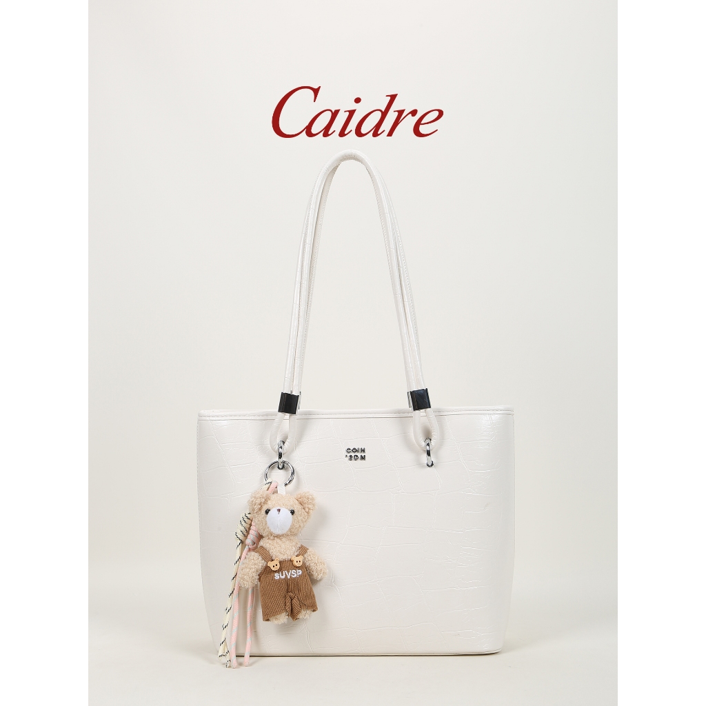 Caidre Tote Bag Women กระเป๋าสะพายความจุขนาดใหญ่กระเป๋าถือระดับไฮเอนด์