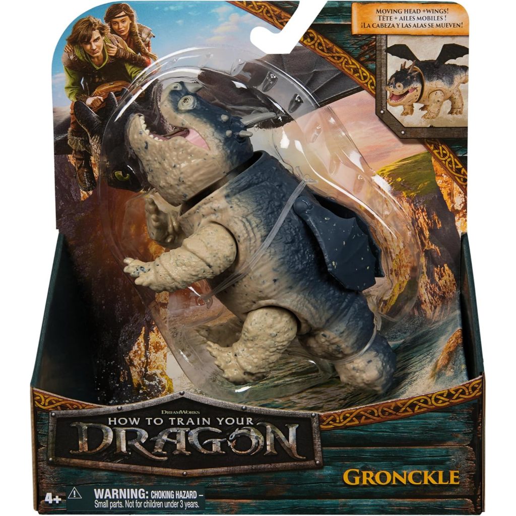 DreamWorks Dragons How to Train Your Dragon, Gronckle, 5 Dragon Action Figure