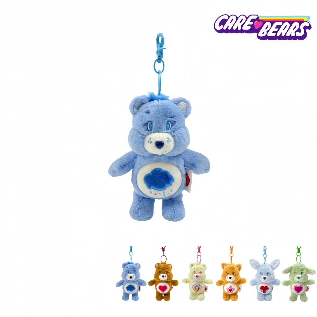 Care Bears สัตว์ Series ตุ๊กตาพวงกุญแจจี้ตุ๊กตานุ่มน่ารัก Plushie ของขวัญวันเกิดเด็ก