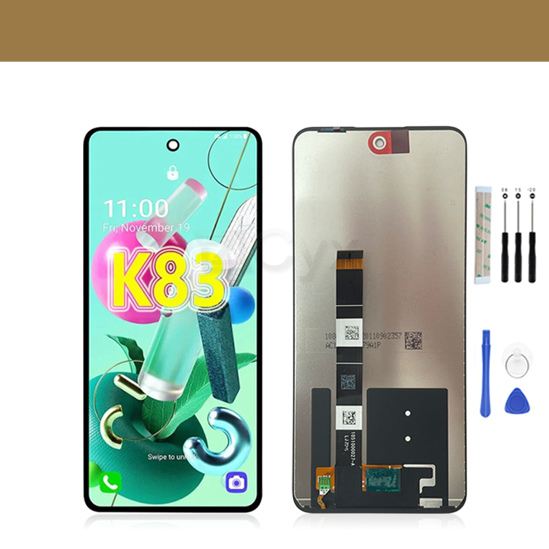 ทดสอบ 100% สําหรับ LG K83 จอแสดงผล LCD Touch Screen Digitizer Assembly สําหรับ LG K83 เปลี่ยนจอแสดงผ