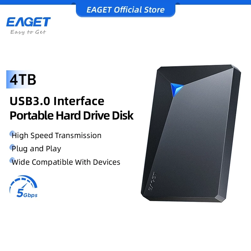 EAGET G20 5Gbps ฮาร์ดไดรฟ์ภายนอกแบบพกพาความเร็วสูง (250GB/320GB/500GB/1TB)