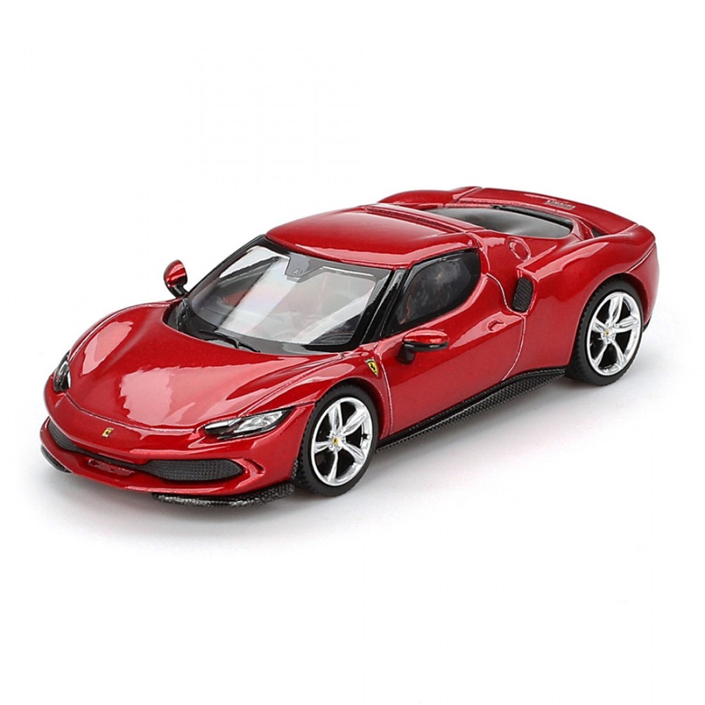 BBR รุ่น BBRFER64006 1/64 Ferrari 296 GTB Rosso Imola Diecast Scale รถโมเดล