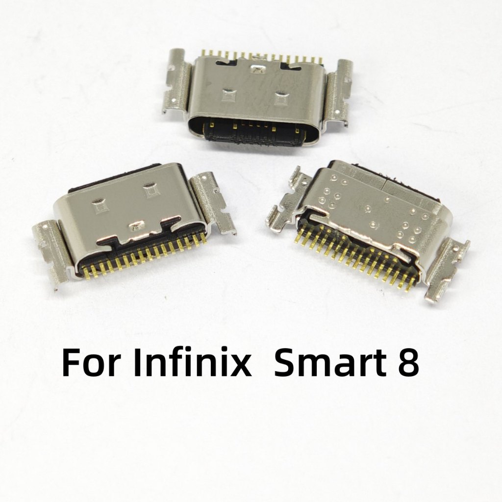 5-50PCS สําหรับ Infinix Smart 8 X6525 USB ชาร์จพอร์ต Dock Board Charger Connector ซ็อกเก็ต Flex Cable