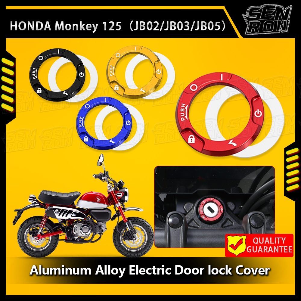 กุญแจจุดระเบิดรถจักรยานยนต์ 3D ตกแต่งวงกลมสําหรับ honda monkey125 monkey125 Z125 Monkey 125