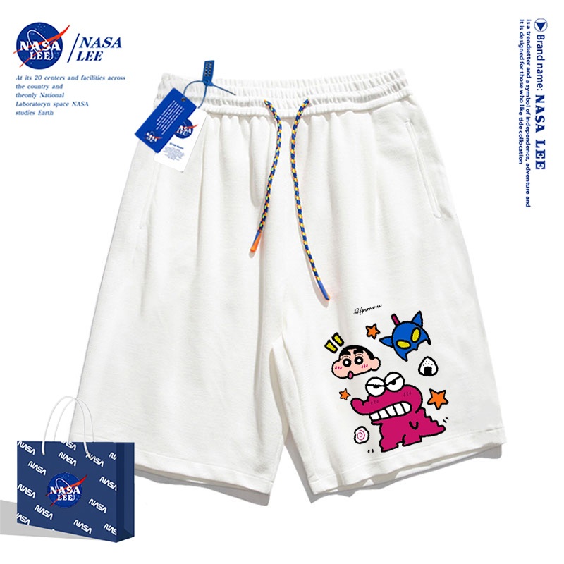 กางเกงขาสั้นเด็ก NASA ผ้าฝ้ายนุ่ม ใส่สบาย ลายขุนพล  ส่งด่วน 2 วัน