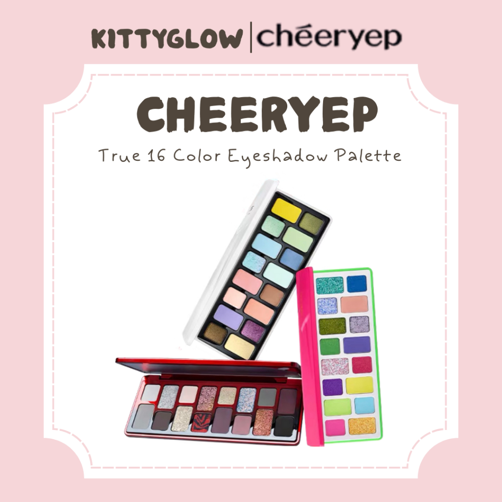 Cheeryep True พาเลทอายแชโดว์ 16 สี