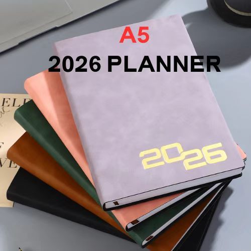 2026 Planner 2026 Schedule Diary Notebook A5 Page a Day Daily Planner ไดอารี่วิชาการรายสัปดาห์รายเดื