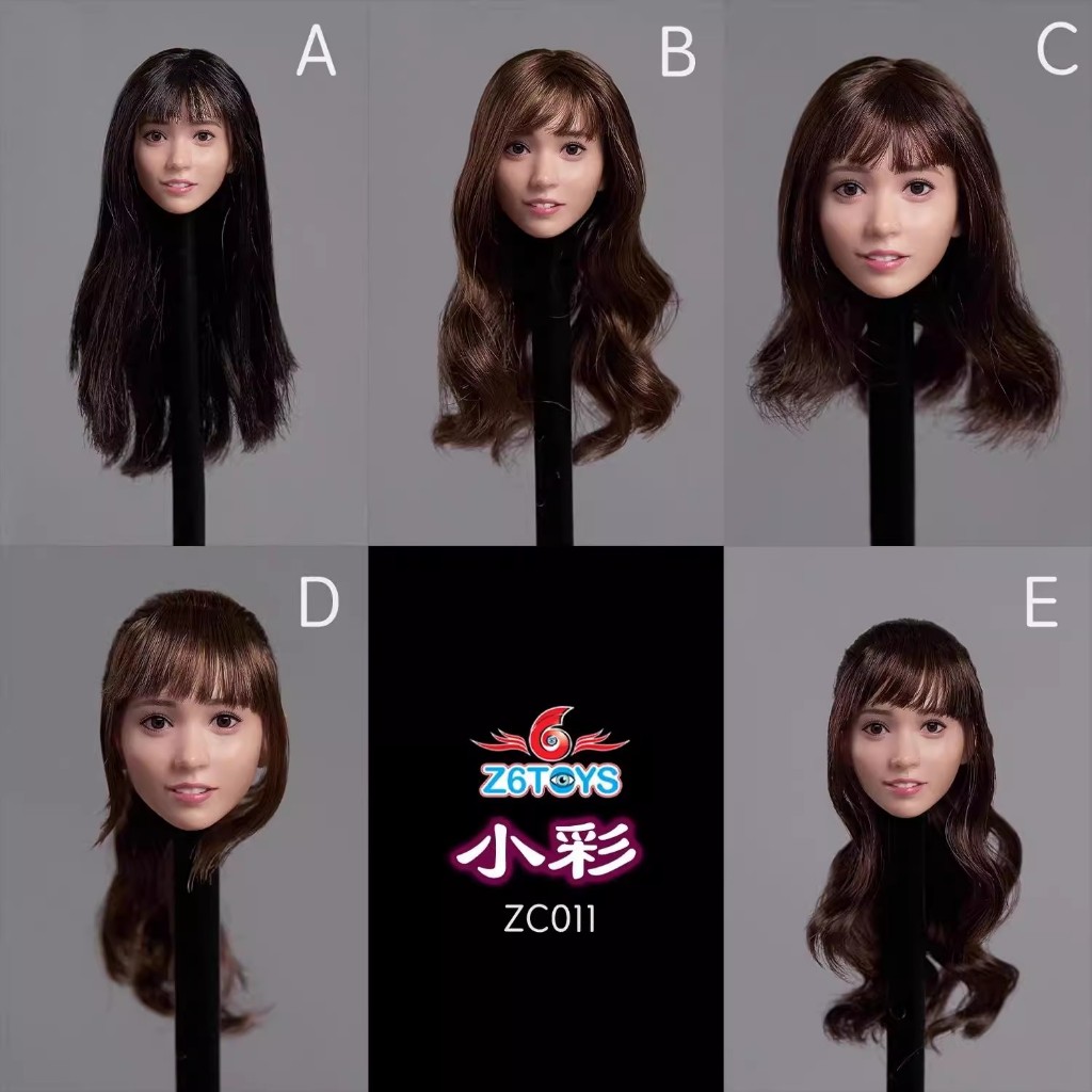 Z6TOYS 1/6 Xiaocai ZC011 movable eye beauty head ประติมากรรมรุ่นที่สอง