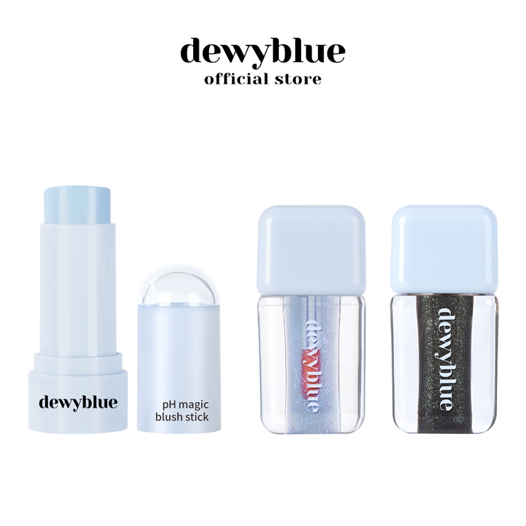 [dewyblue combo] dewyblue pH dewy lip oil （01 + 02） + pH magic blush stick