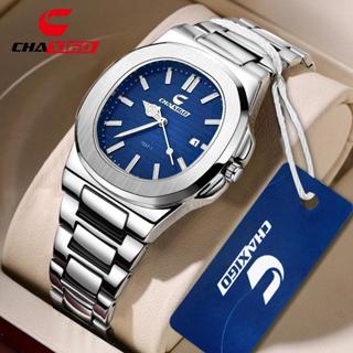 CHAXIGO นาฬิกาข้อมือผู้ชาย กันน้ำ 100% ดีไซน์หรูหรา ไฟเรืองแ…